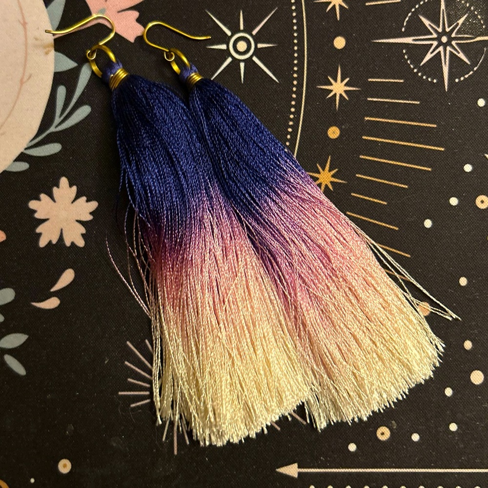 Ombré Tassel Earrings